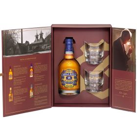 Coffret Chivas Regal 18 ans avec 2 verres